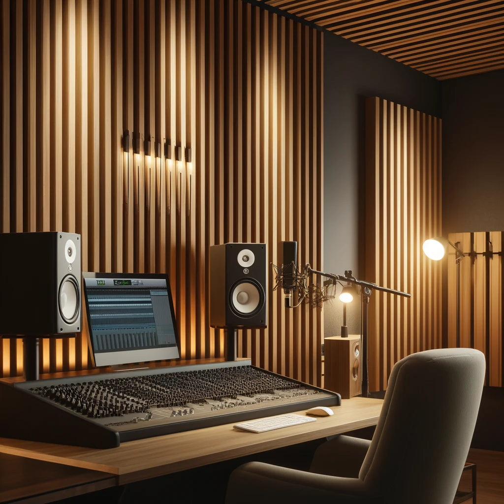 Soundscapes Unleashed: Music Studio Magic with Wall Panels