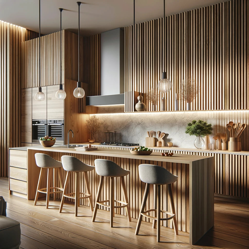 wall panels in kitchen