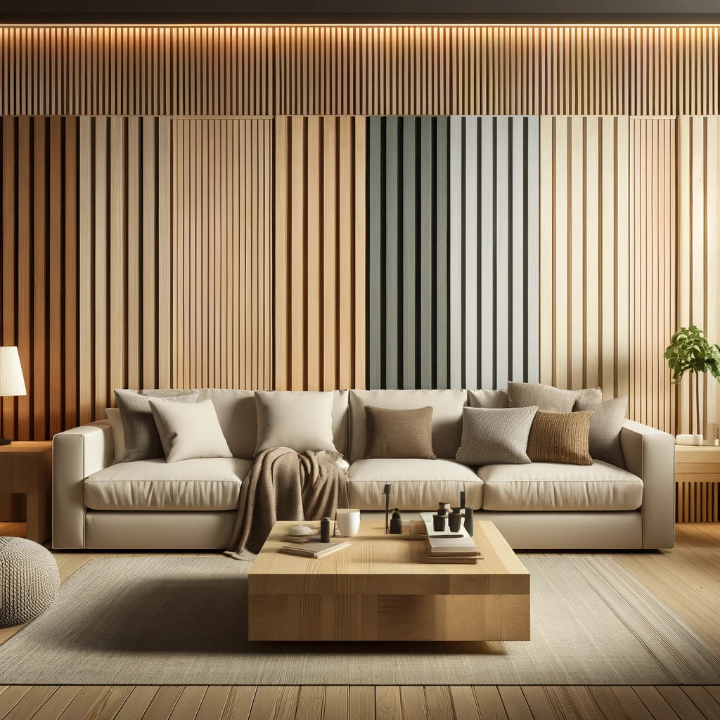 customizing slatted wall panels