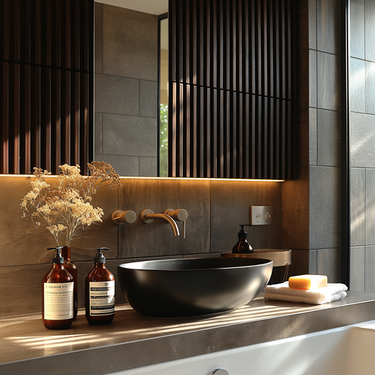 wood wall panels kitchen and bath