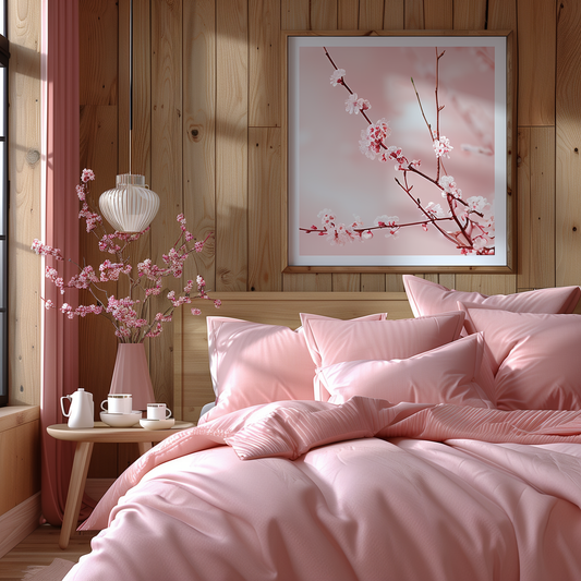 wood wall paneling bedroom
