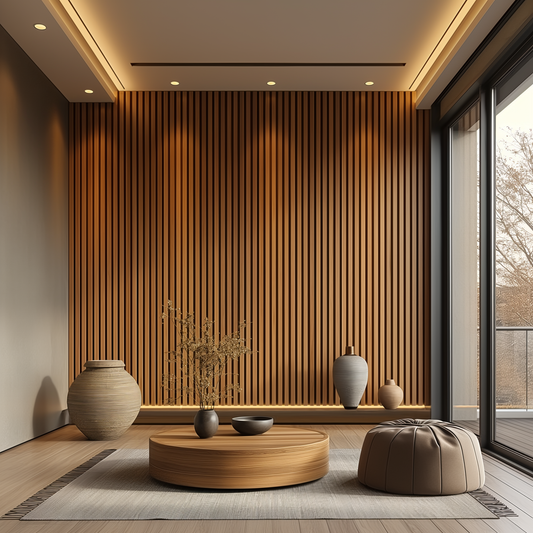 interior wood slat panels