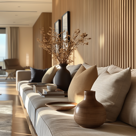 oak slat panel