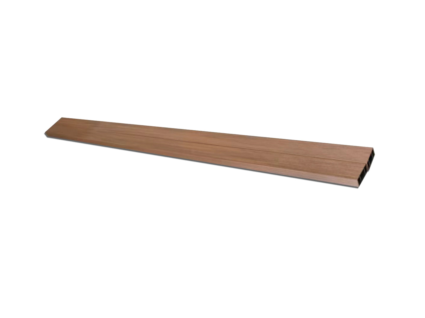 Teak Interior-Exterior Timber Tube Composite Wood Slat Privacy Dividers