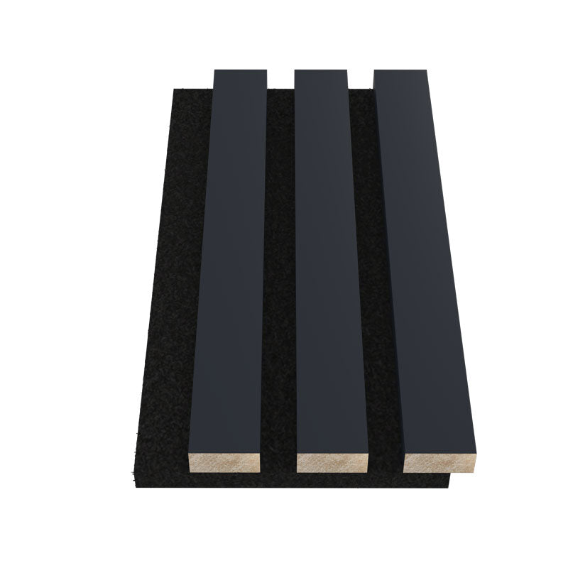 midnight blue slat panels for walls