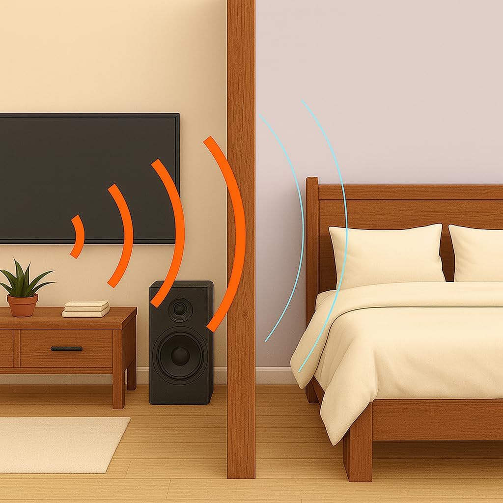 Black Soundboard Acoustic Absorption Panels 48″ × 24″ × 0.24″ (12-Pack) – Premium Soundproof Fiberboards for Walls, Floors & Ceilings | Zero-VOC, ASTM-Rated, Up to 60 dB Noise Reduction