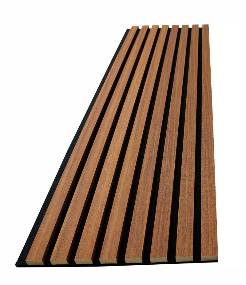Antique Maple Acoustic Slat Wood Paneling for Soundproofing Walls