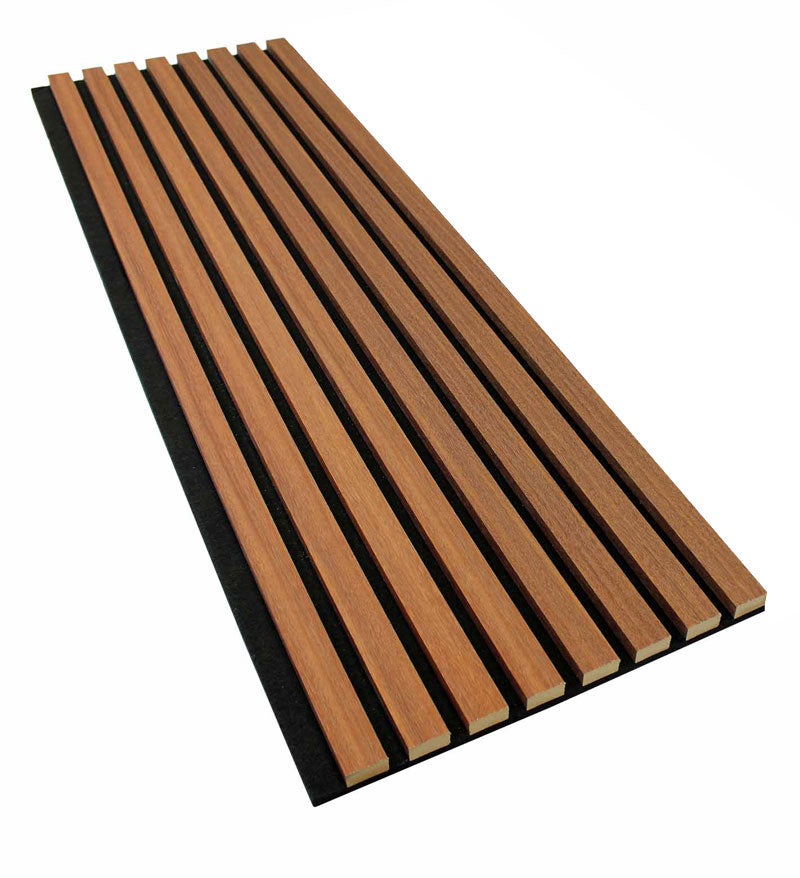 Antique Maple Acoustic Slat Wood Paneling for Soundproofing Walls
