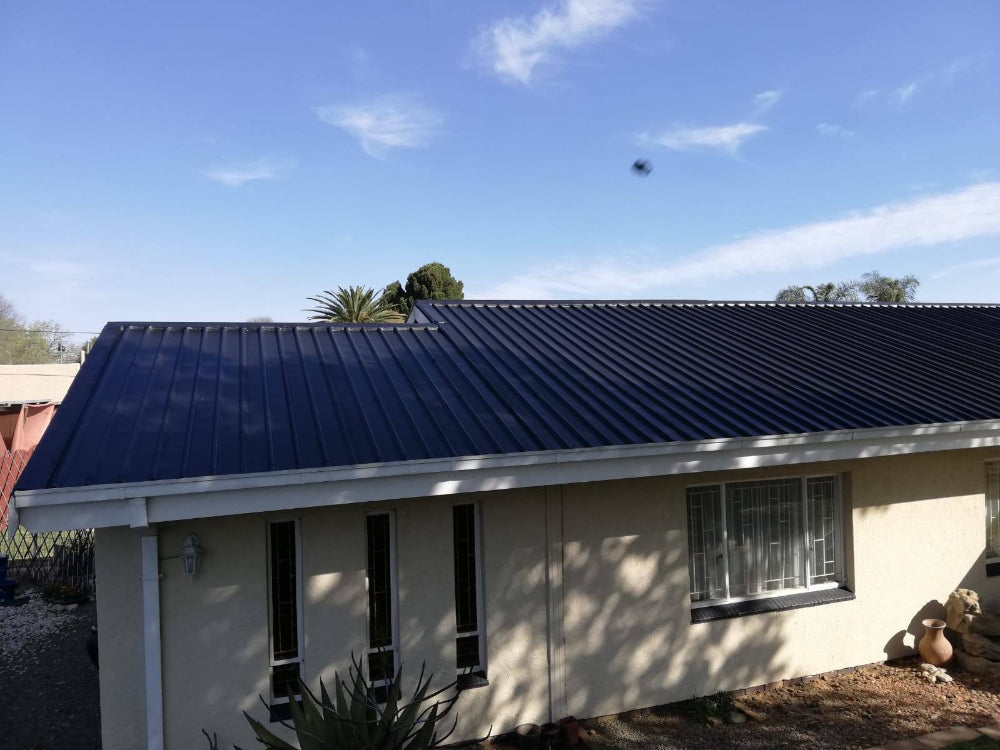 Black Steel Roof Panels Weather-Resistant Metal Roofing