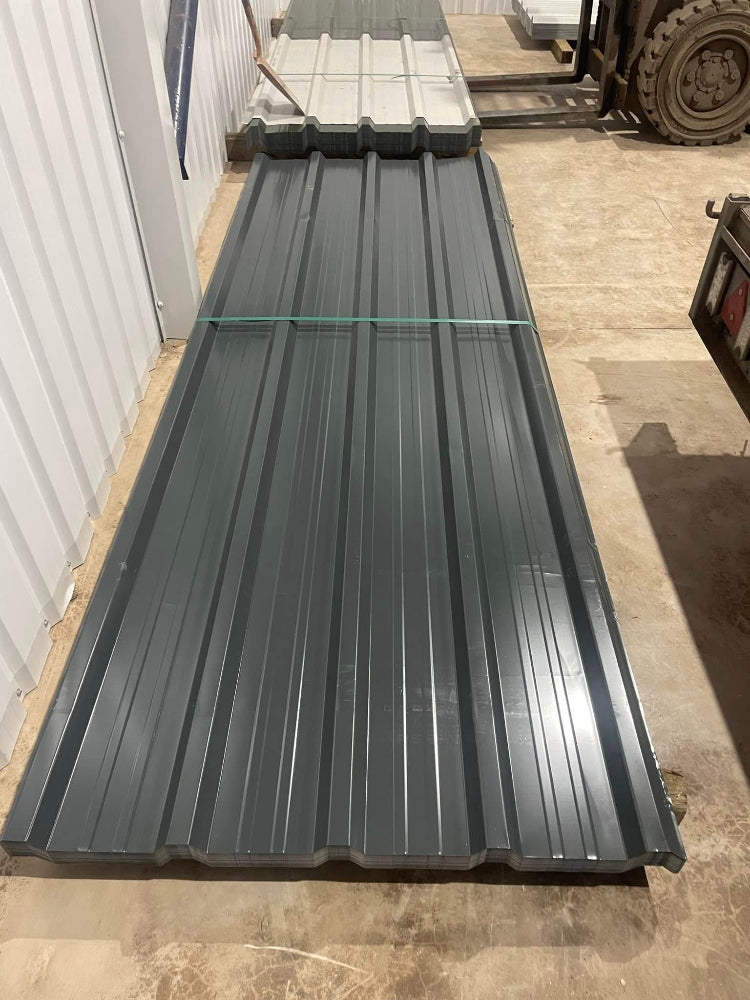 Black Steel Roof Panels Weather-Resistant Metal Roofing