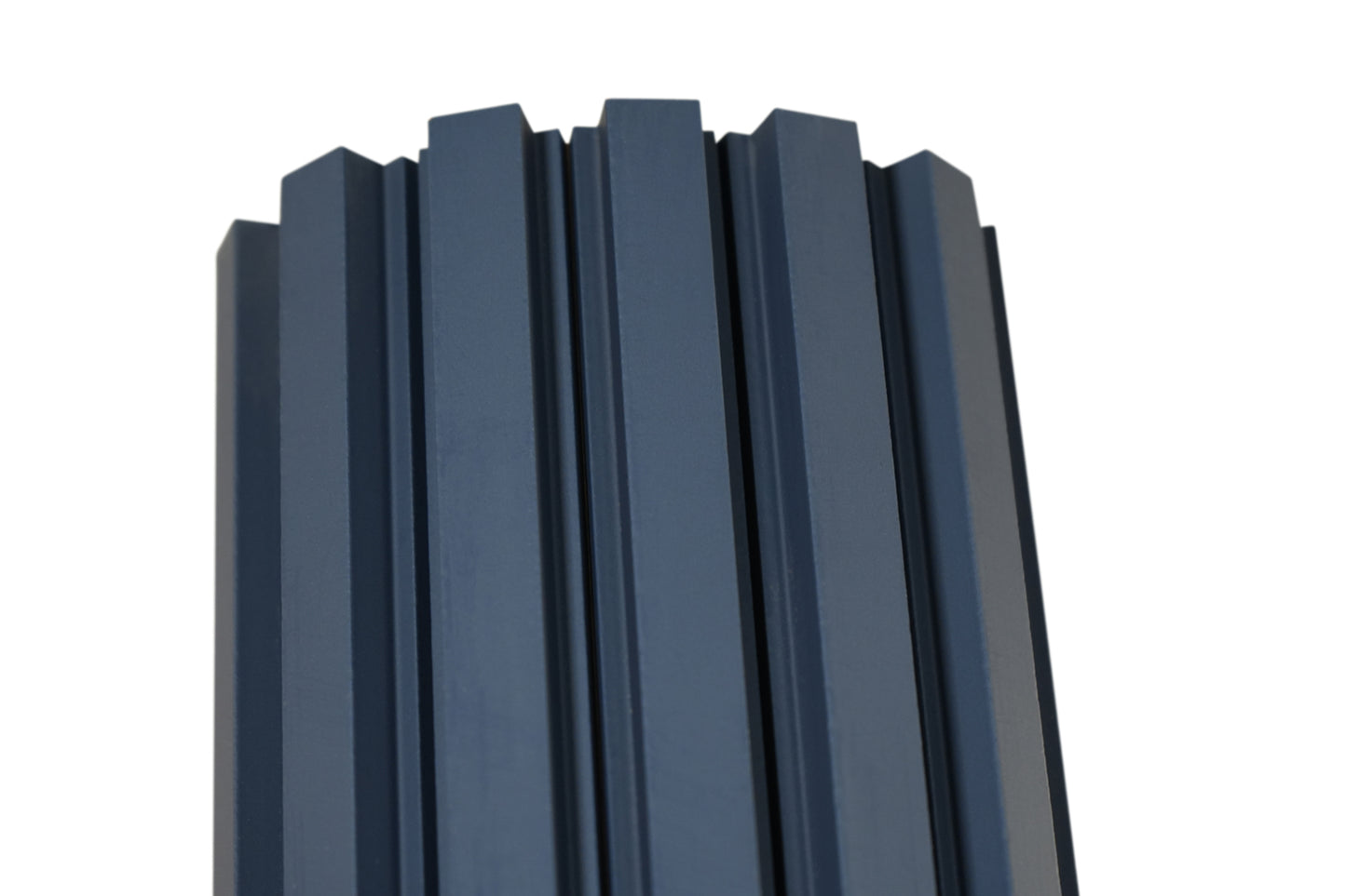 FlexForm™ Mini-Slat Flexible Fluted Tambour Wall Panels Midnight Blue