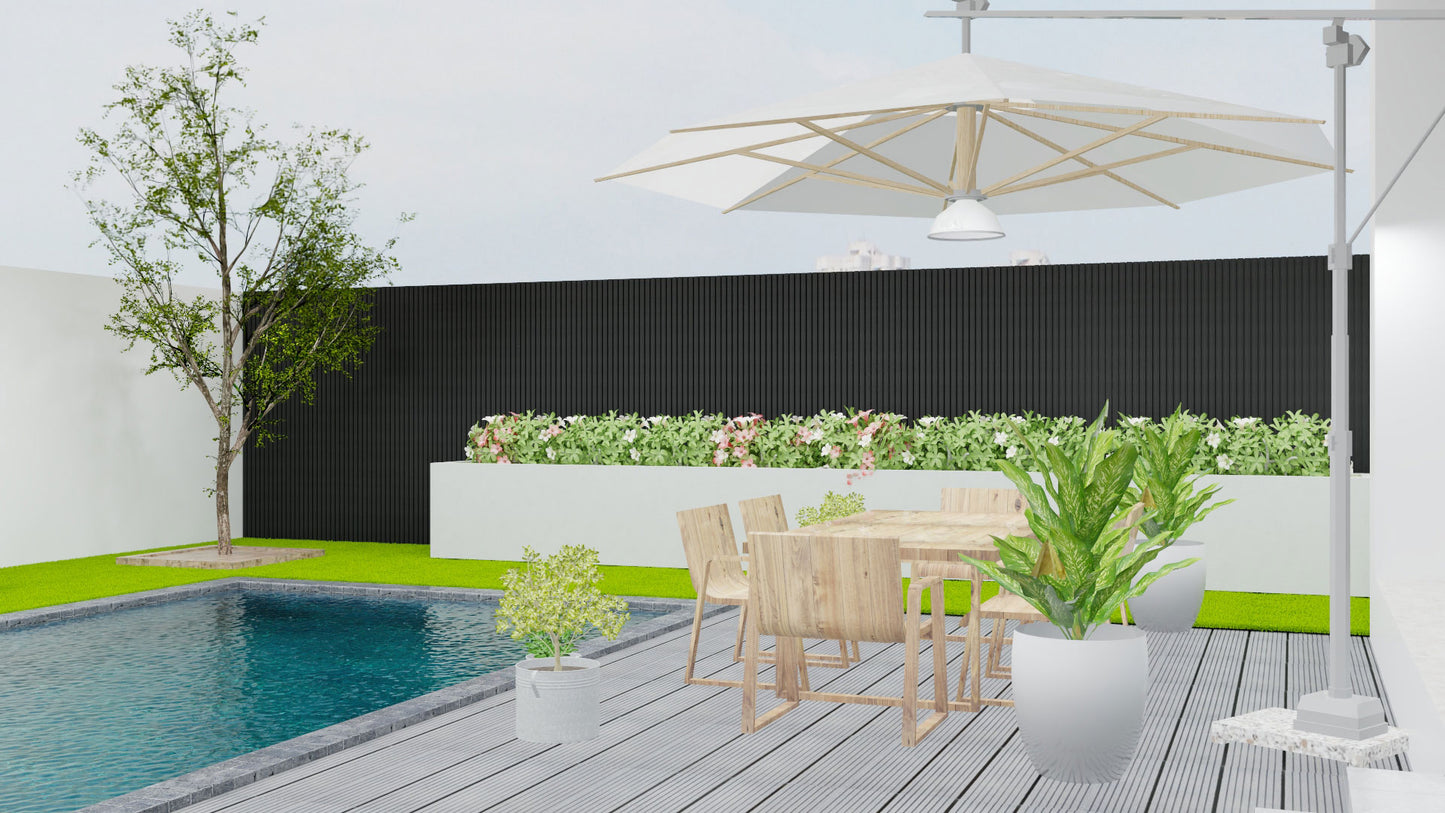 Black Exterior Wall Paneling
