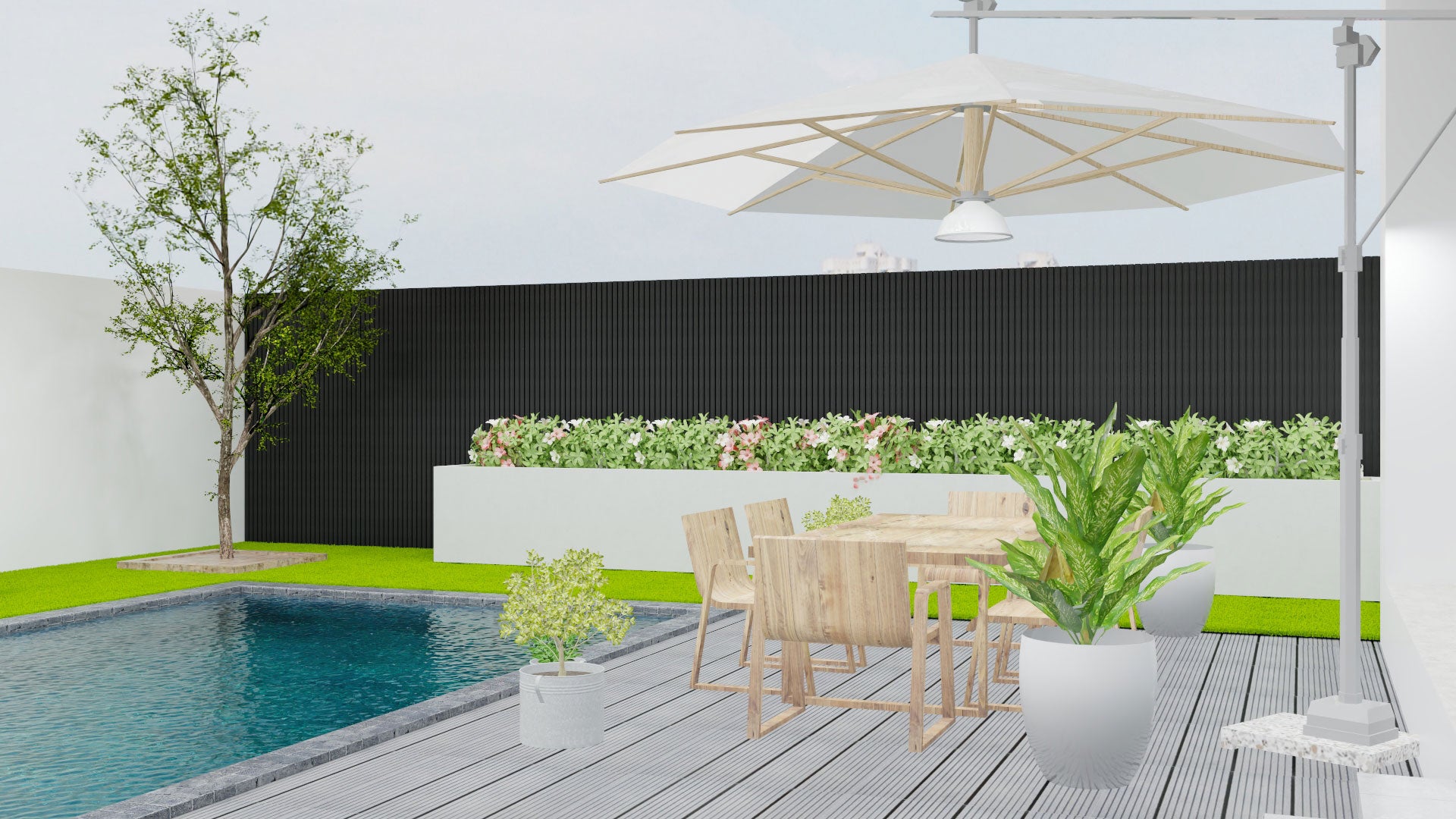 Black Exterior Wall Paneling