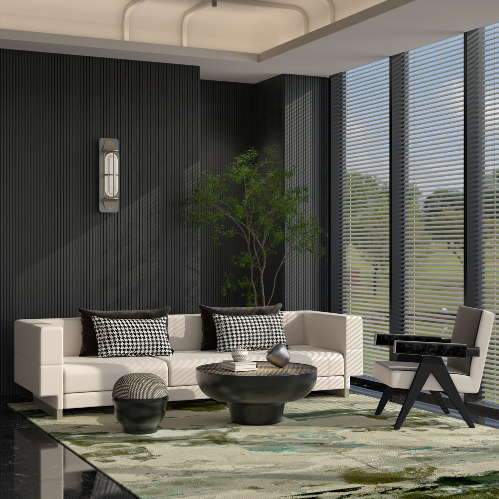 Flexible Slat Wood Wall Panel Interior Siding - Ultra Black