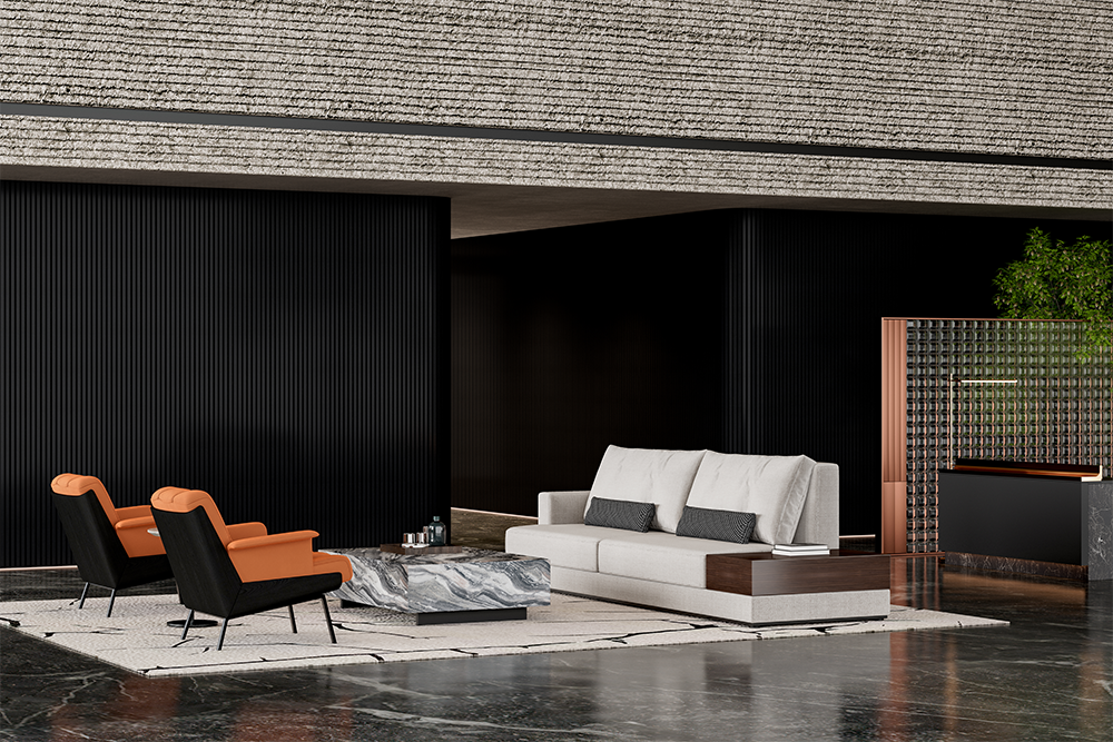 Flexible Acoustic Slat Wood Wall Paneling Soundproofing Siding – Ultra Black by SlatSolution®