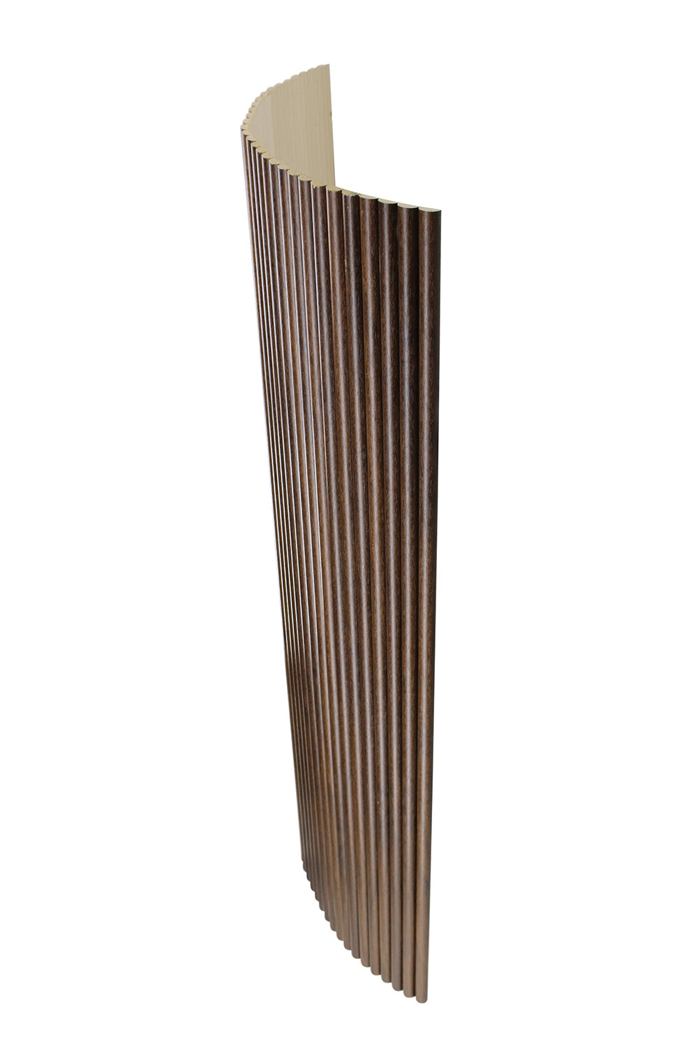 Flexible Rounded Wood Panels For Interior Walls Decorative Fluted Siding Cladding - Antique Oak