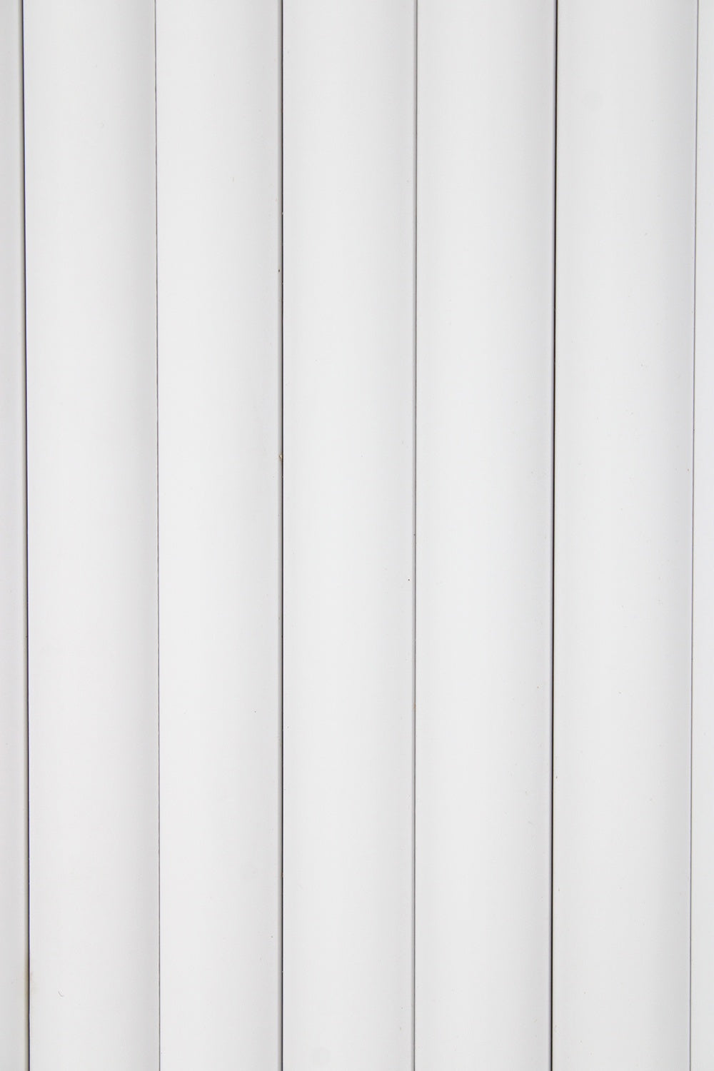 Flexible Rounded Wood Panels For Interior Walls Decorative Fluted Siding Cladding - Pure White
