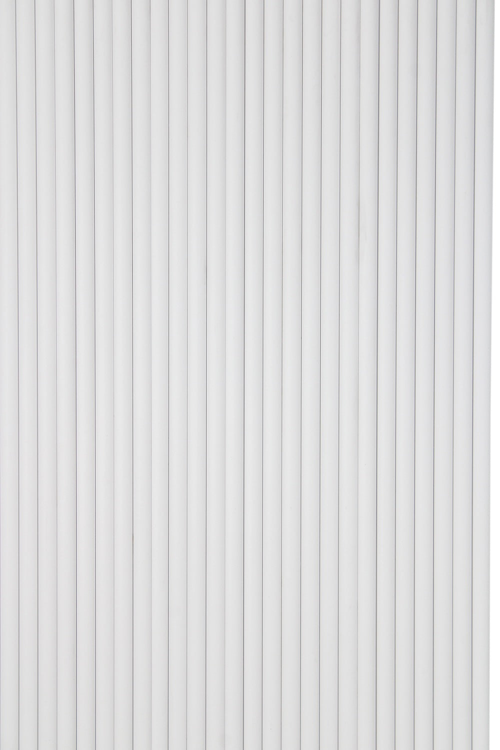 Flexible Rounded Wood Panels For Interior Walls Decorative Fluted Siding Cladding - Pure White