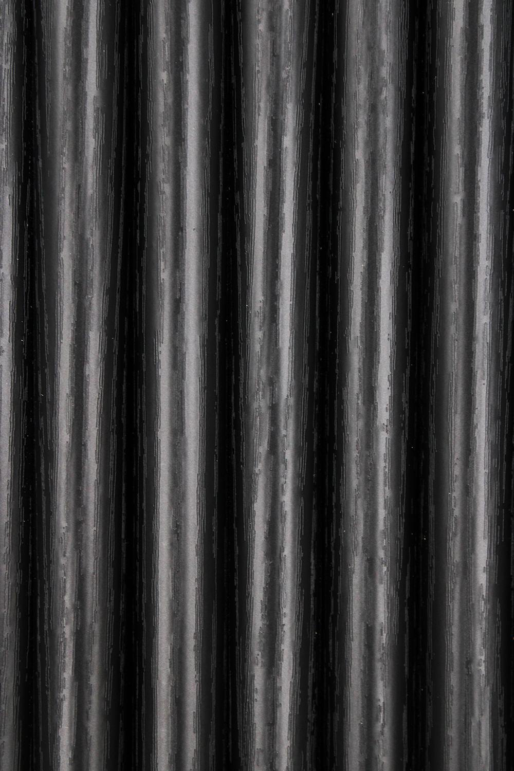 Flexible Rounded Wood Panels For Interior Walls Decorative Fluted Siding Cladding - Ultra Black