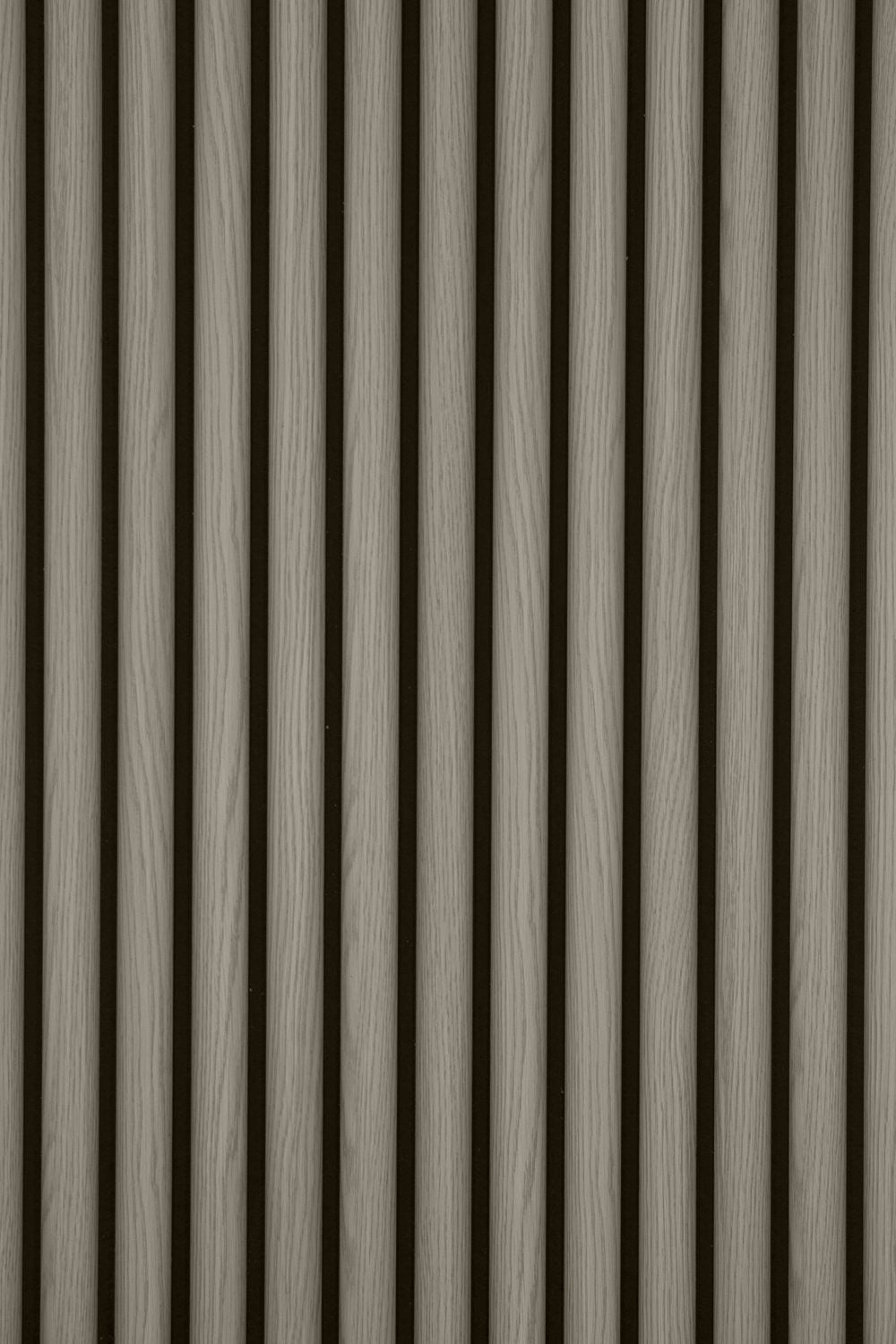 Half-Round Wood Column Acoustic Sound Panel for Walls - Gray Oak