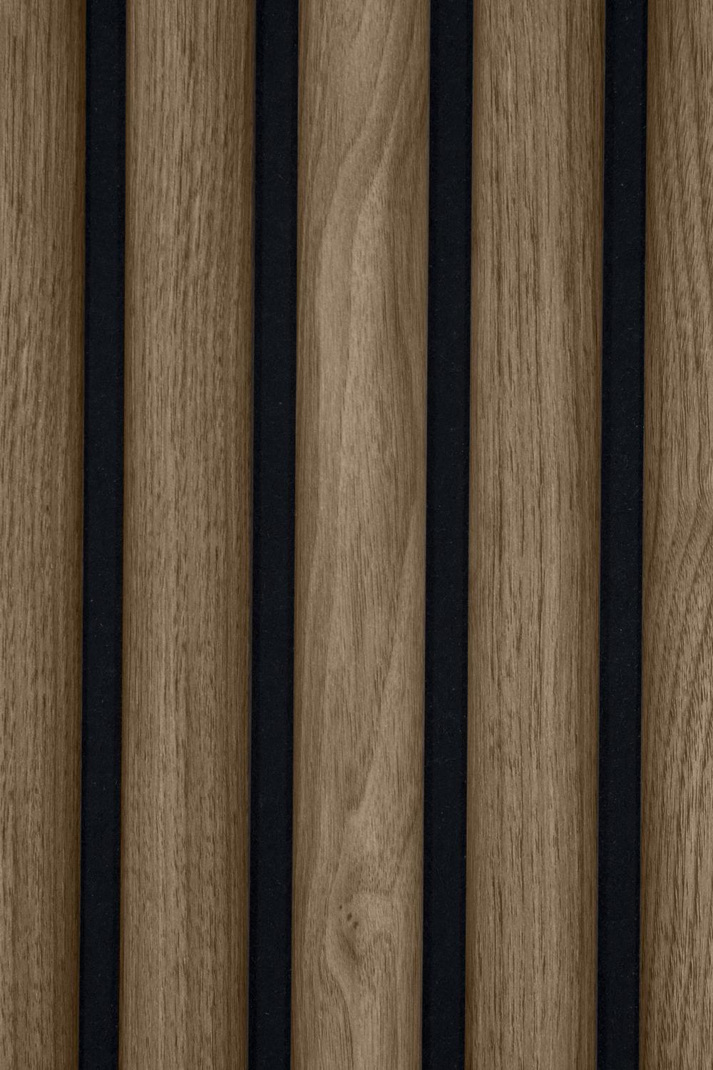 Half-Round-Wood-Column-Acoustic-Sound-Panel-for-Walls - Teak-1