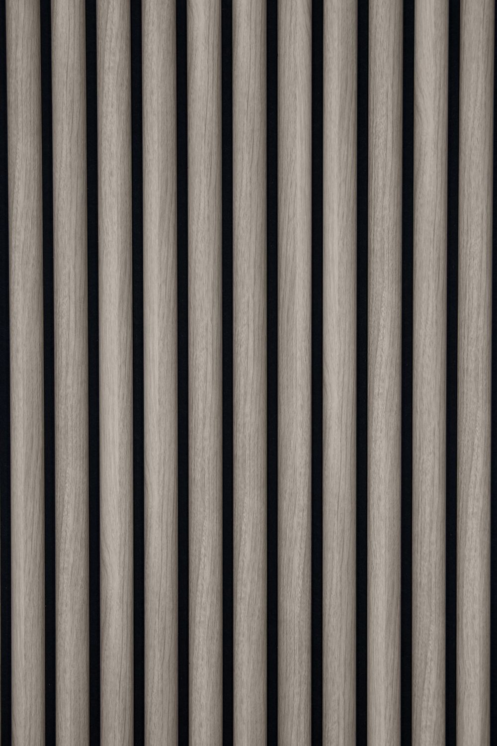 Half-Round Wood Column Acoustic Sound Panel for Walls - White Oak
