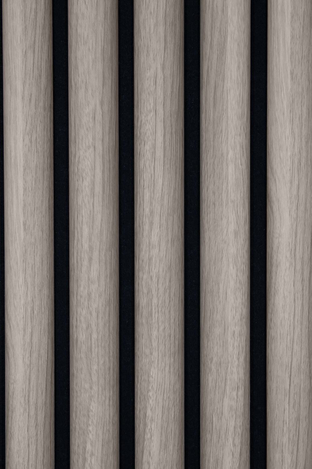 Half-Round Wood Column Acoustic Sound Panel for Walls - White Oak