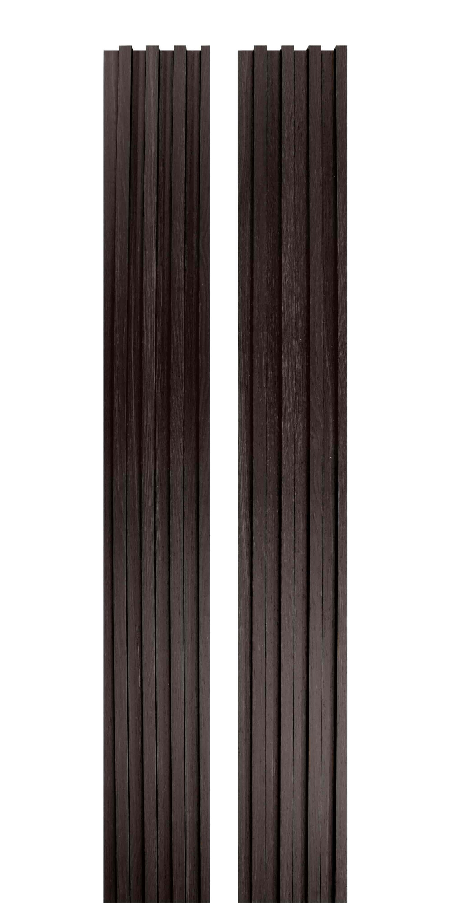 Kona Brown Wood Slat Panels for Walls