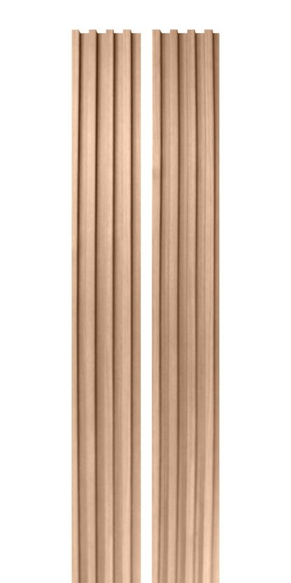 Champagne Oak Wood Slat Panels for Walls - Stout (94" Long and 106" Long) x (5 3/4" Width)