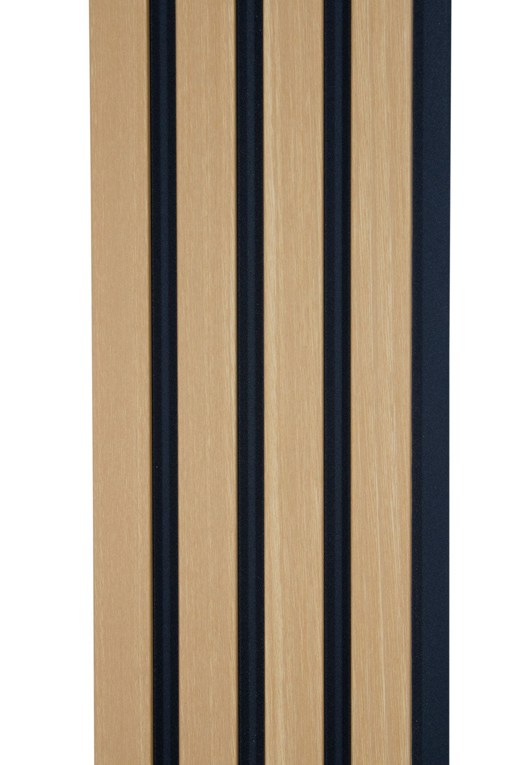 Maple With Black Accents With Black Accents Wood Slat Panels for Walls - Stout