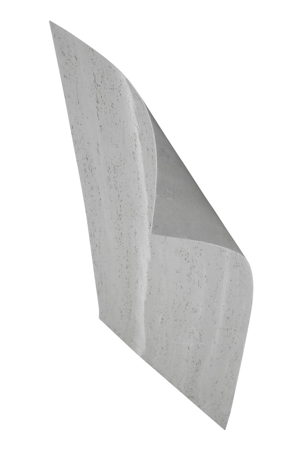 Interior-Exterior Travertine Natural Stone Veneer Flexible Wall Tile - (Gray & White Veins)