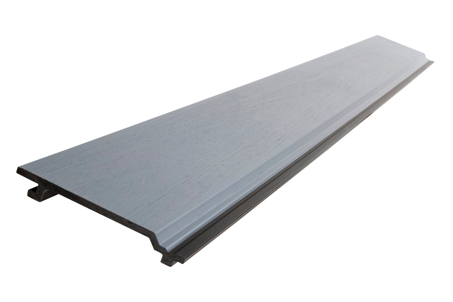 Enhanced Grain Wood-Like Composite Siding, Exterior Wall Paneling - Graphite Charcoal Gray