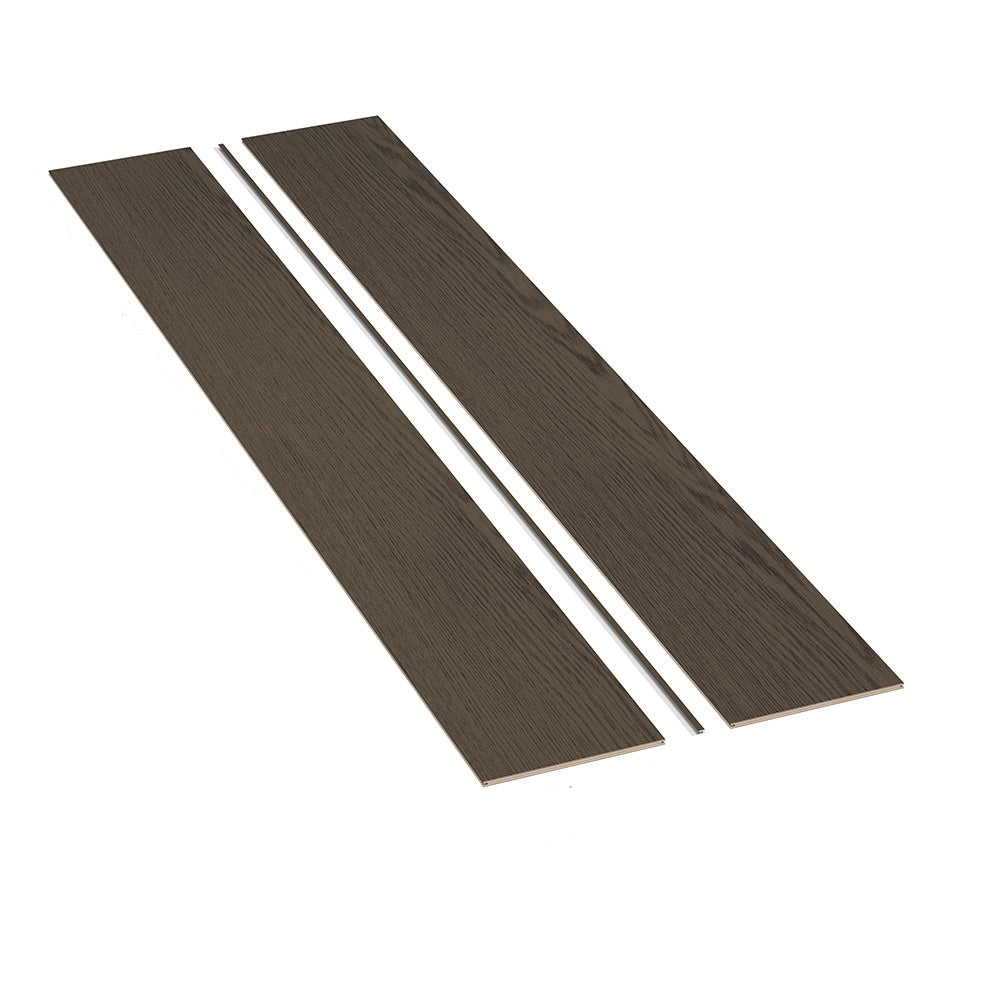 Seamless Dark Oak Wall Panel Kit – Decorative Wood Panels with Trim