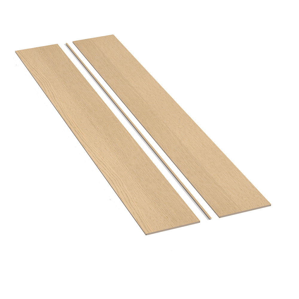 Seamless Light Oak Wall Panel Kit – Decorative Wood Panels with Trim