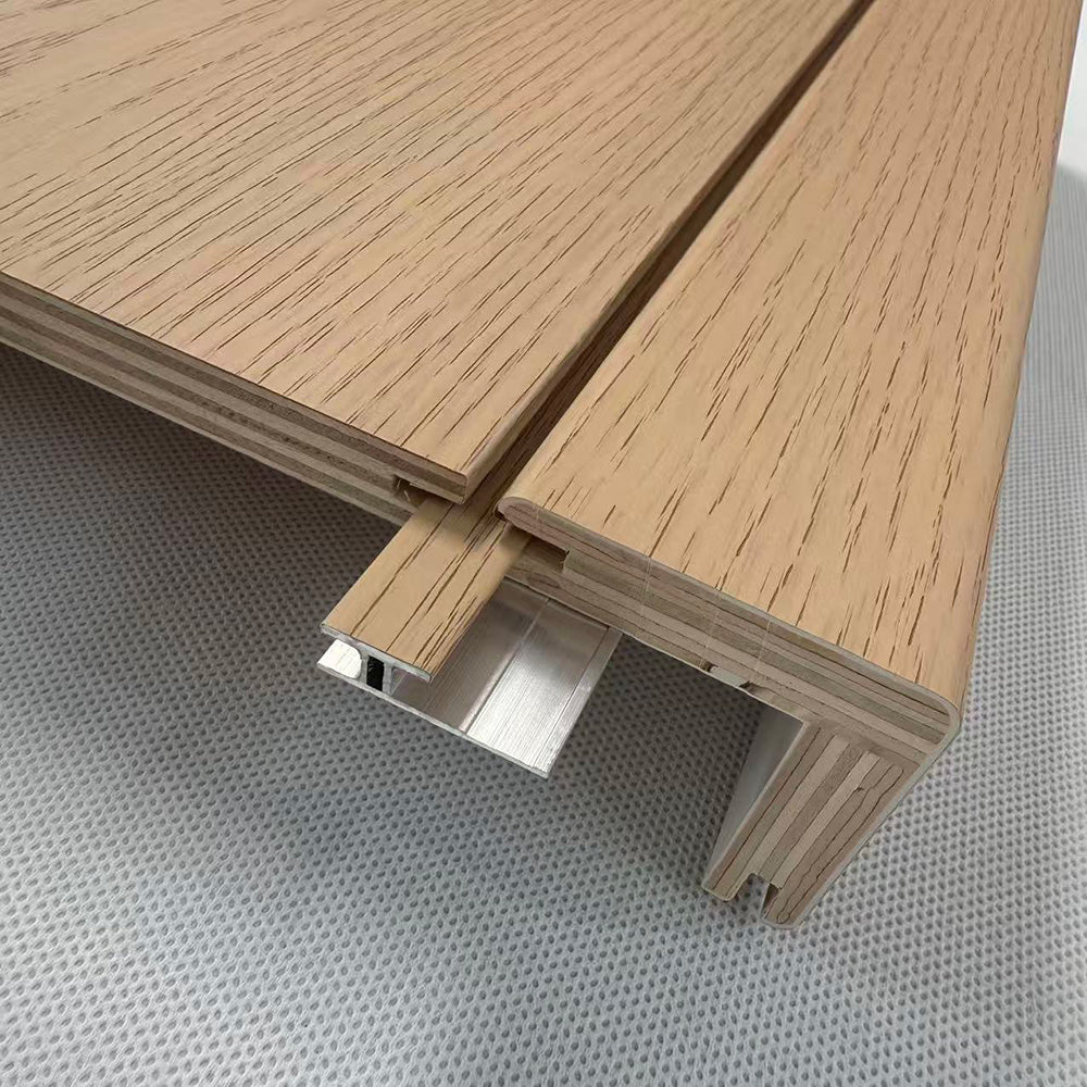 Seamless Light Oak Wall Panel Kit – Decorative Wood Panels with Trim