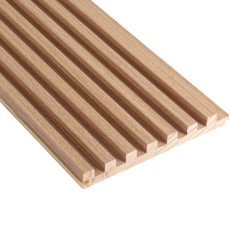 Champagne oak slat wood panels for walls