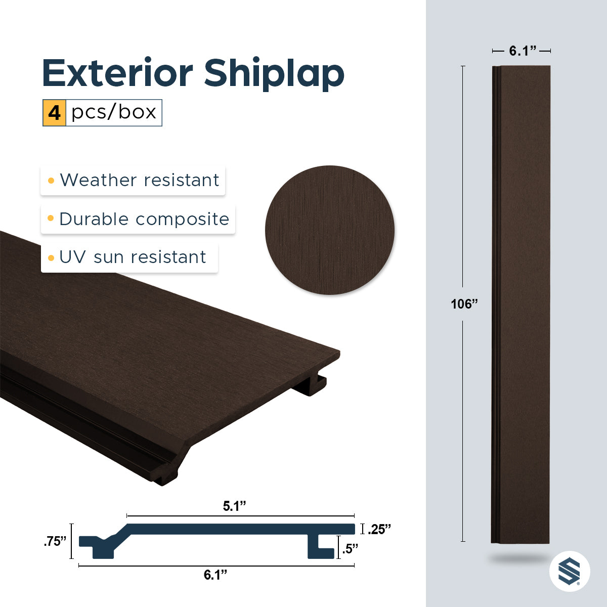 Exterior Shiplap Siding