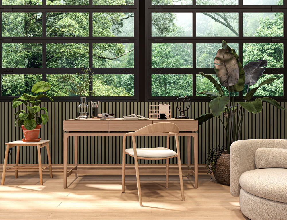 Green Wood Panels for Walls