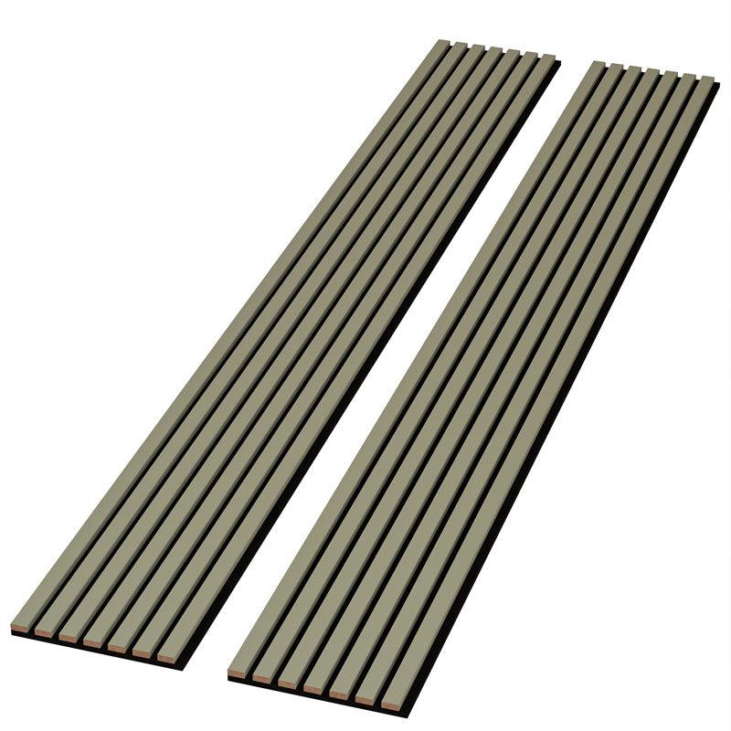 Olive Green Acoustic Slat Wood Wall Panels