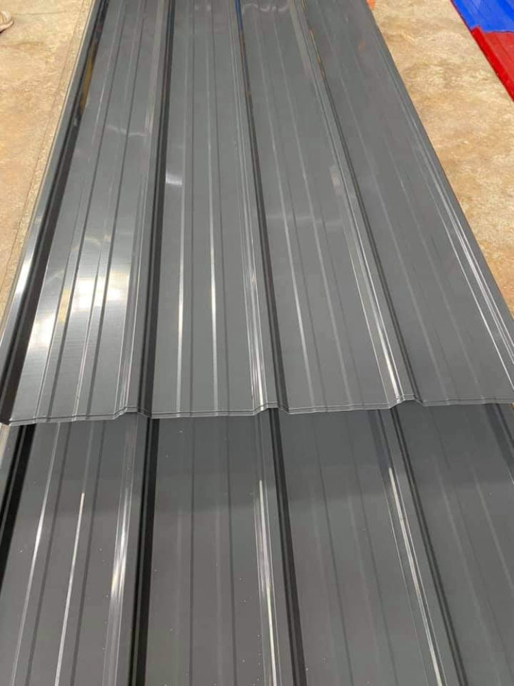 Slate Gray Steel Roof Panels Weather-Resistant Metal Roofing