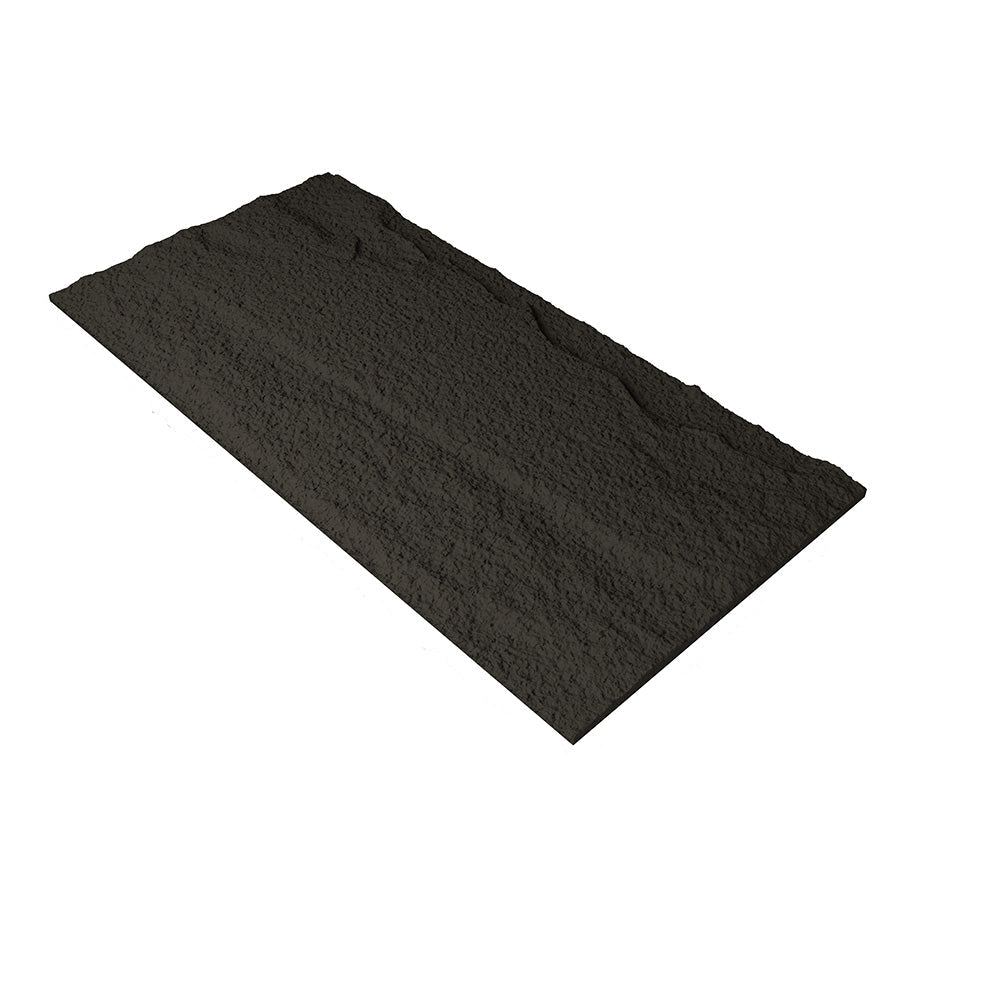 Black Faux Stone Wall Panels – Waterproof 3D Wall Tile for Interior & Exterior Decor