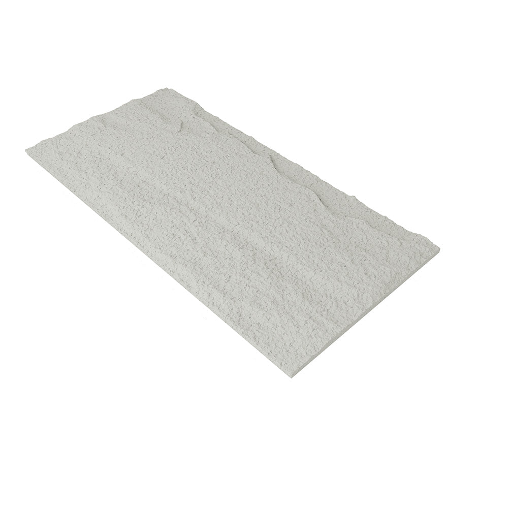 White Faux Stone Wall Panels – Waterproof 3D Wall Tile for Interior & Exterior Decor