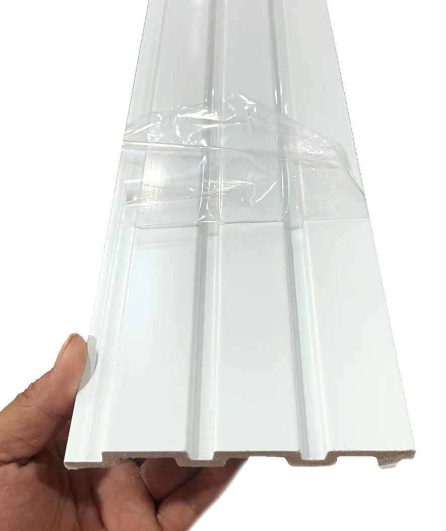 White Vinyl Slat Panels For Walls