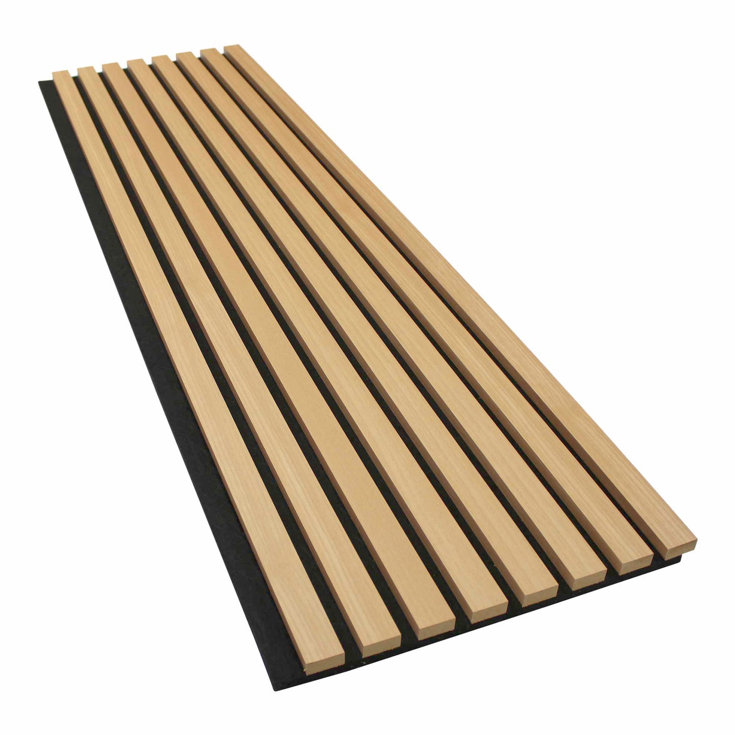 Natural Oak Acoustic Wall Panels Soundproof Slat Wood Cladding Siding