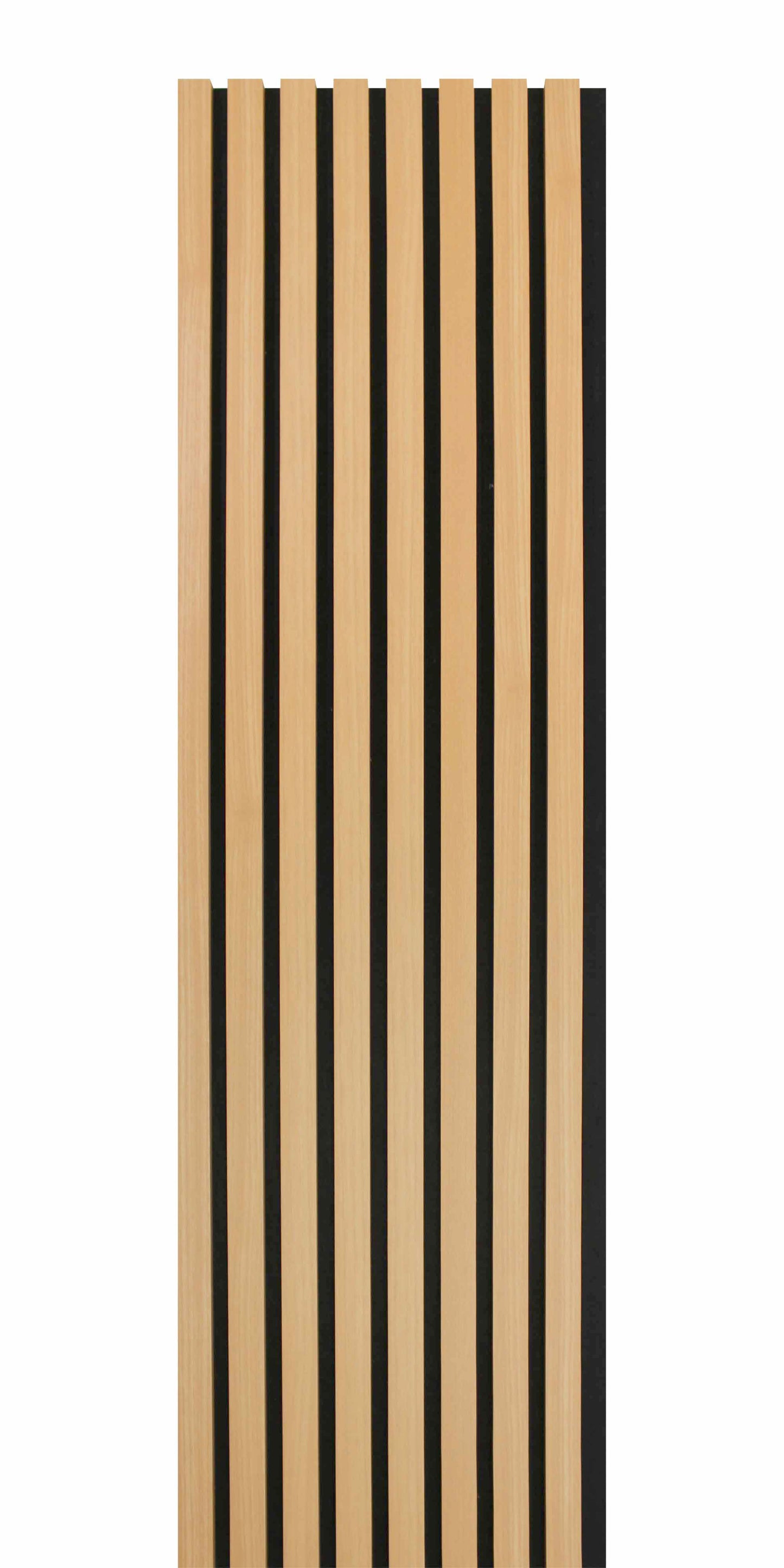 Natural Oak Acoustic Slat Wood Panels
