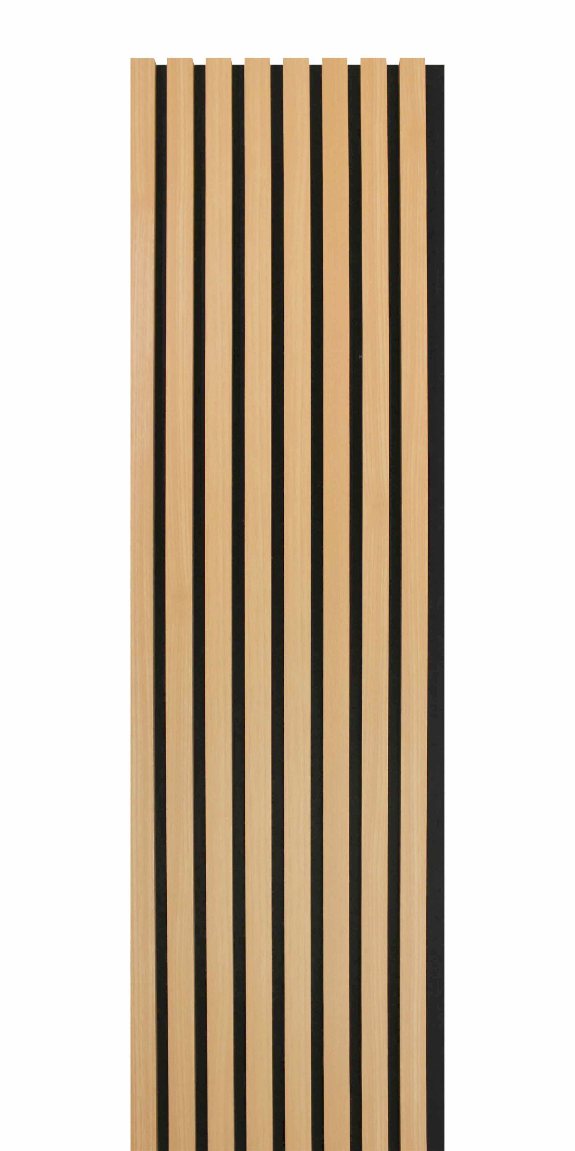Natural Oak Acoustic Slat Wood Panels