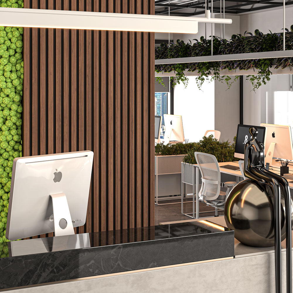 acoustic slat wood paneling