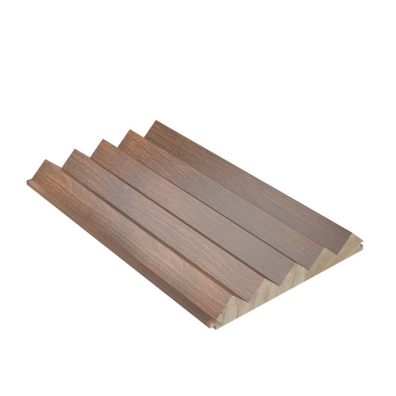 Antique Oak Slat Wood Wall Panels - Triangular (94.5" Long) x (6" Wide)