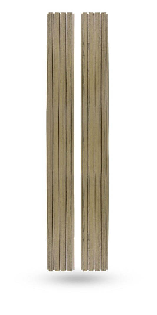 Arctic Oak Slat Wall Paneling for Outdoors
