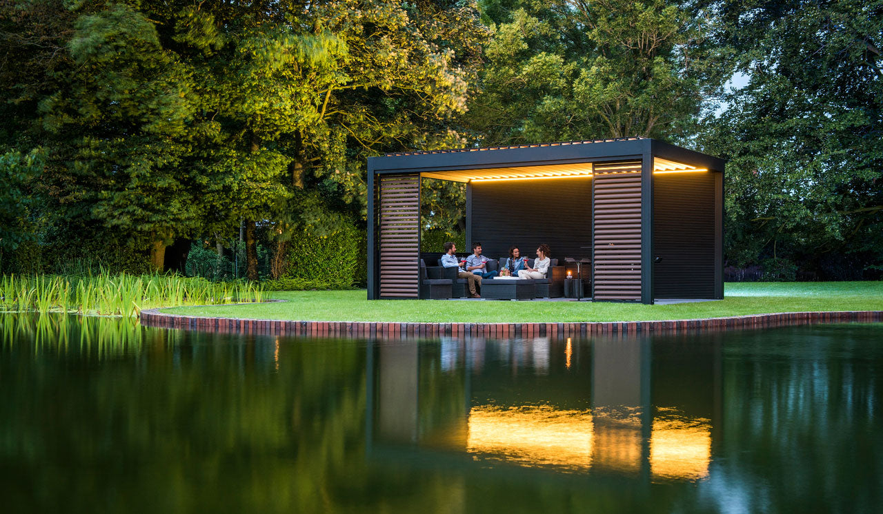 Black Exterior Slat Wall Paneling for Outdoors